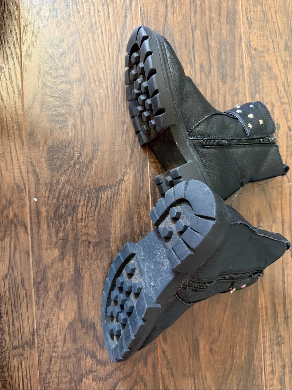 Kids Black Boots